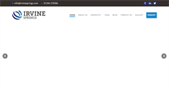 Desktop Screenshot of irvinesprings.com